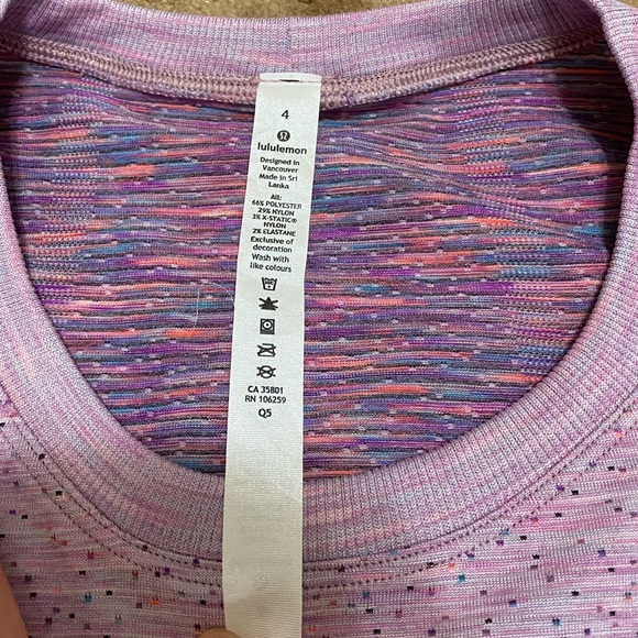 ❌Sold ❌ Lululemon Magenta Glow Swiftly Dapple Dot - Picture 7 of 11